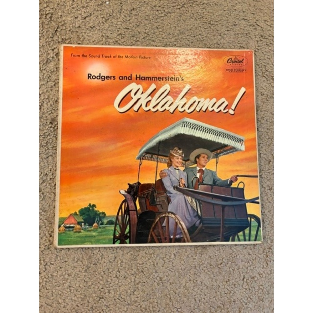 Oklahoma! Soundtrack Capitol SAO-595 Vintage LP Gatefold Cover ONLY No Record